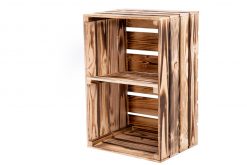 Obstkiste "Maxi" geflammt + Mittelbrett hochformat