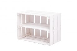 Weinkiste "Johnny" wei? + Mittelbrett