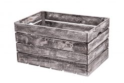 Obstkiste "Maxi" vintage-grau