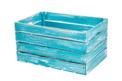 Obstkiste "Maxi" vintage-blau